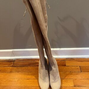Women's Tan Over-the-Knee Boots